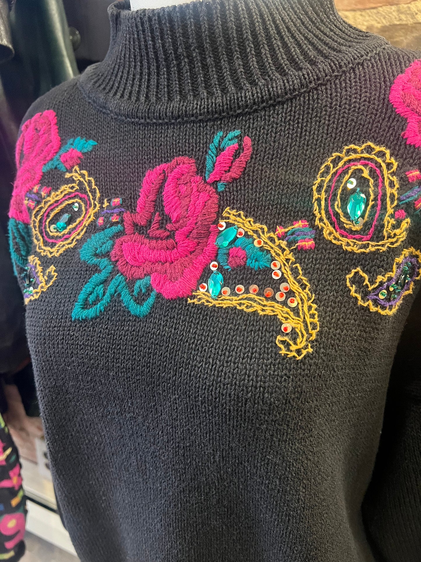 90s Stefano Embroidered Sweater