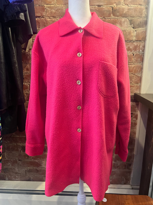 80s Avon Style Fuzzy Shacket