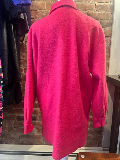 80s Avon Style Fuzzy Shacket