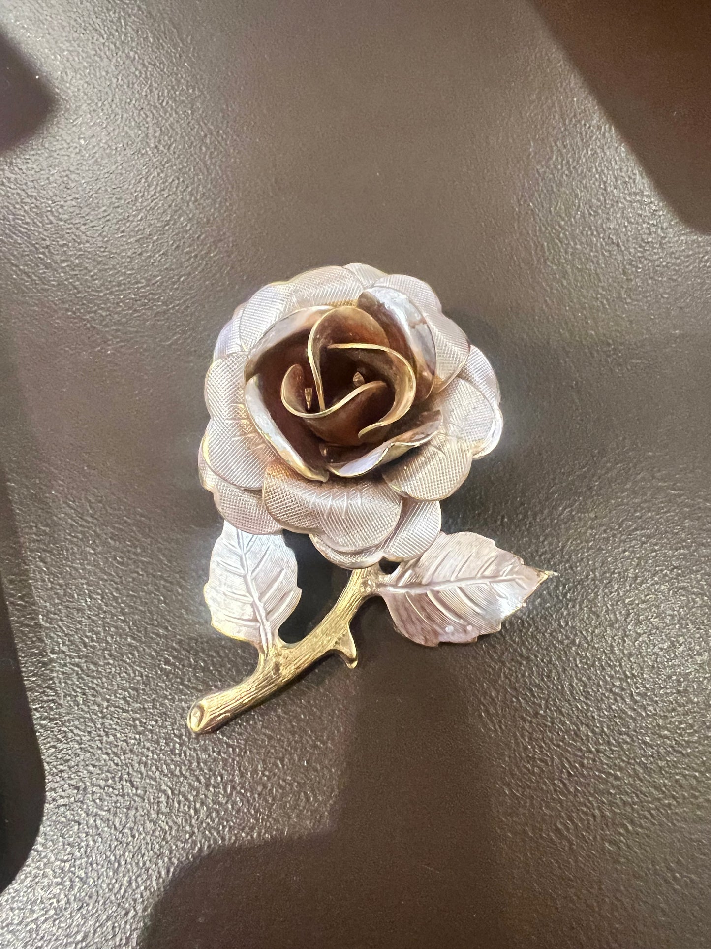Vintage Rose Brooch