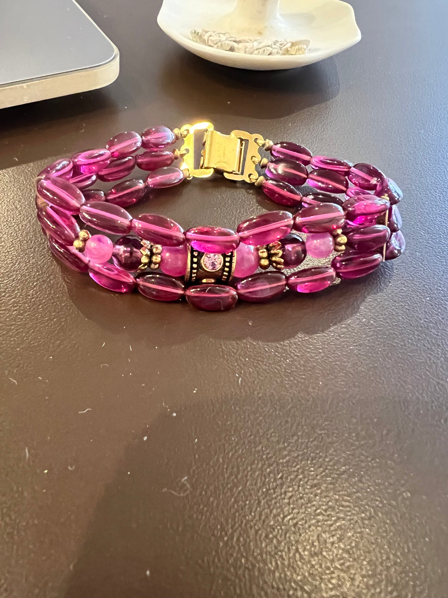 Vintage Triple Strand Bracelet