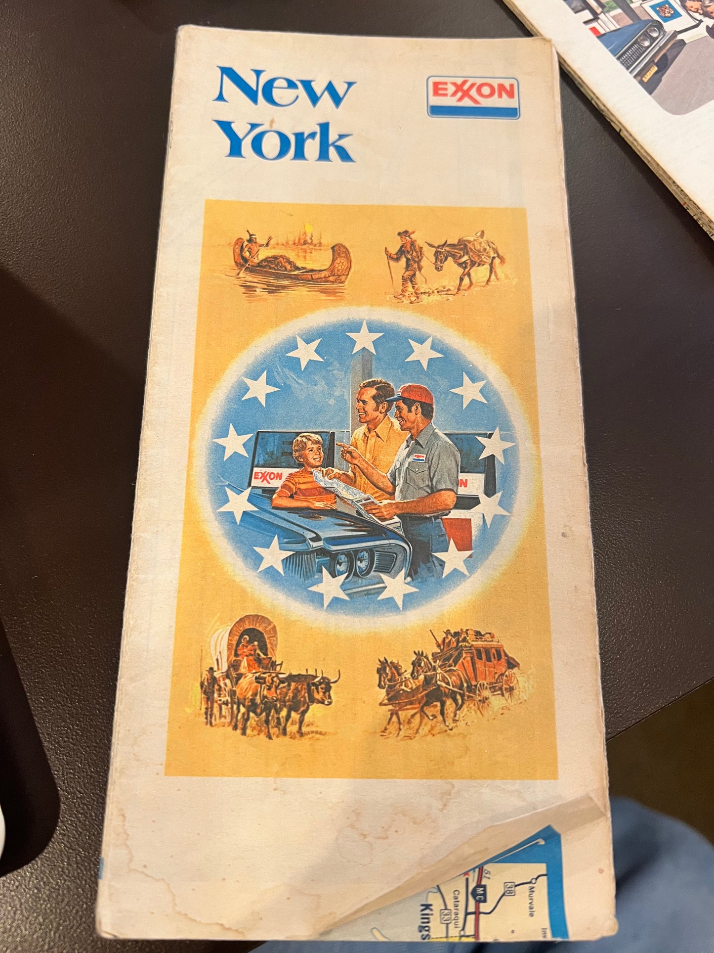 70s New York Exxon Map