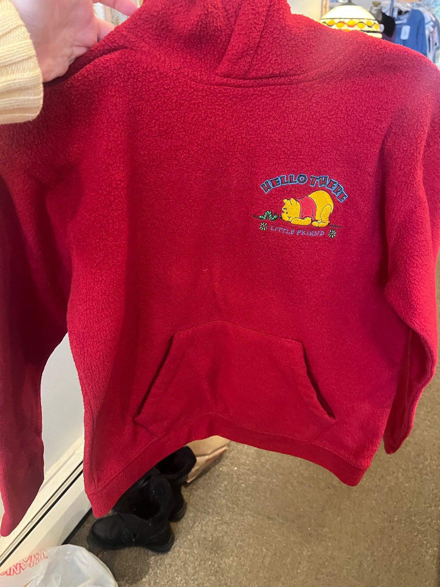 90s/2000s Pooh Fleece Hoodie