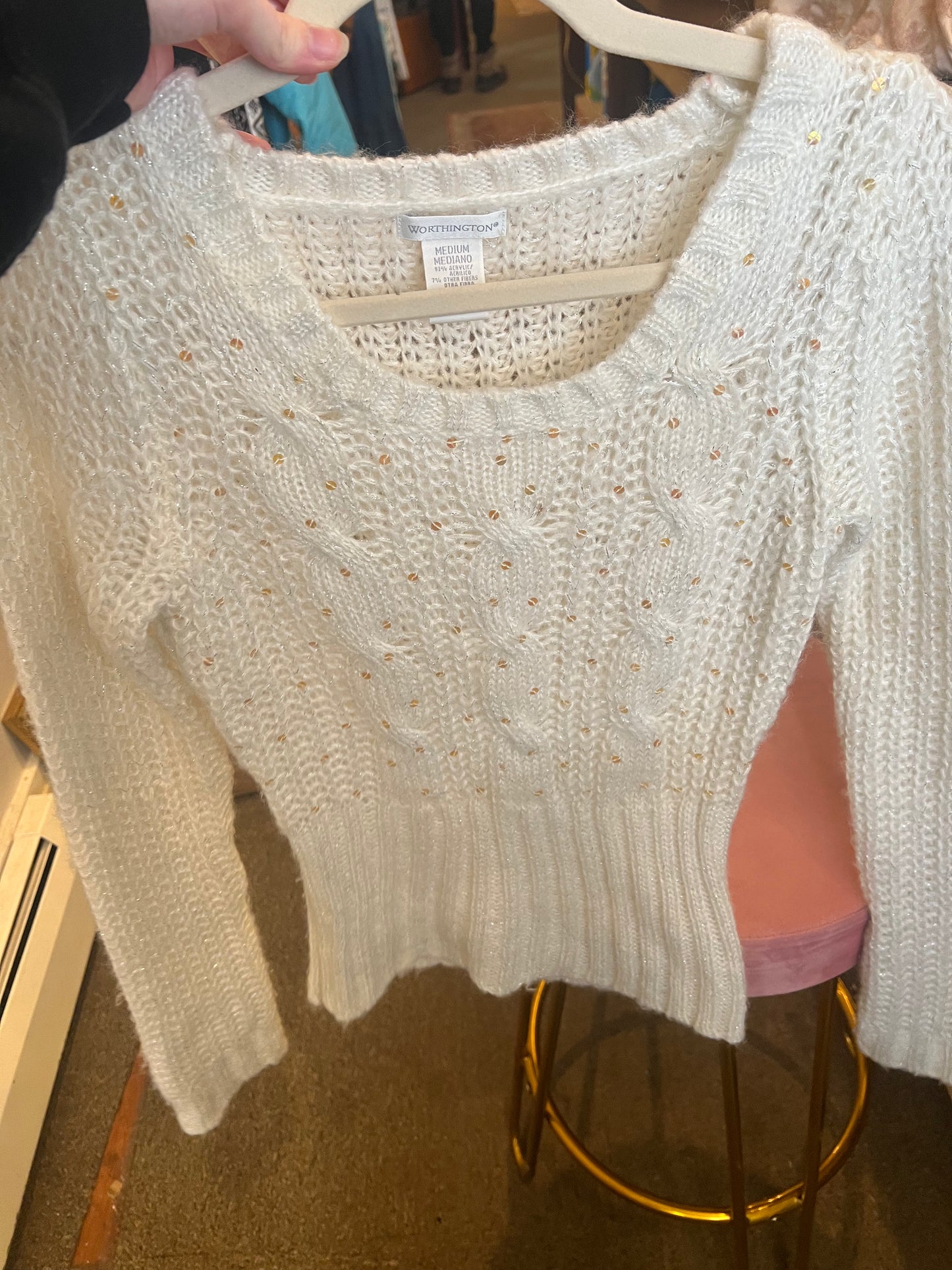 2000s Worthington Sequin Sweater