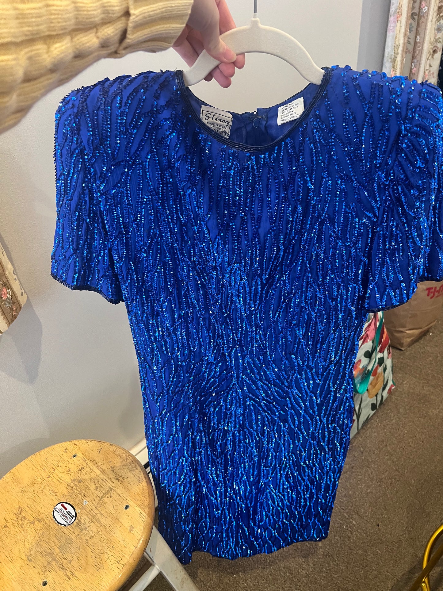 80s Stenay Sequin Dress