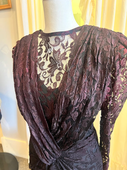 80s a la carte California Lace Dress