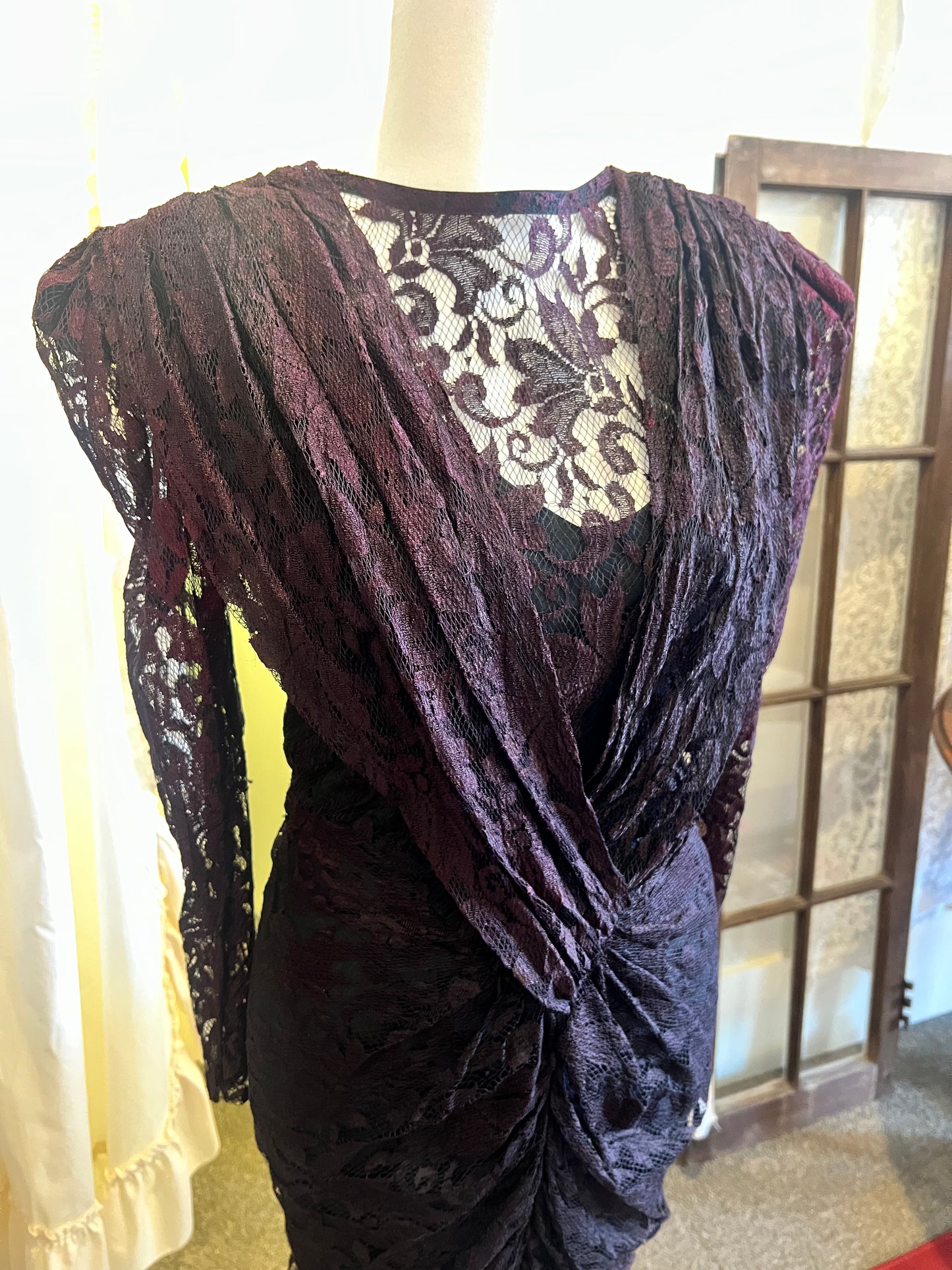 80s a la carte California Lace Dress
