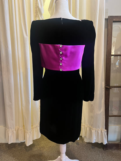 80s Joan Raines Cocktail Dress
