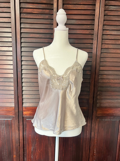 Satin Lace Cami Top