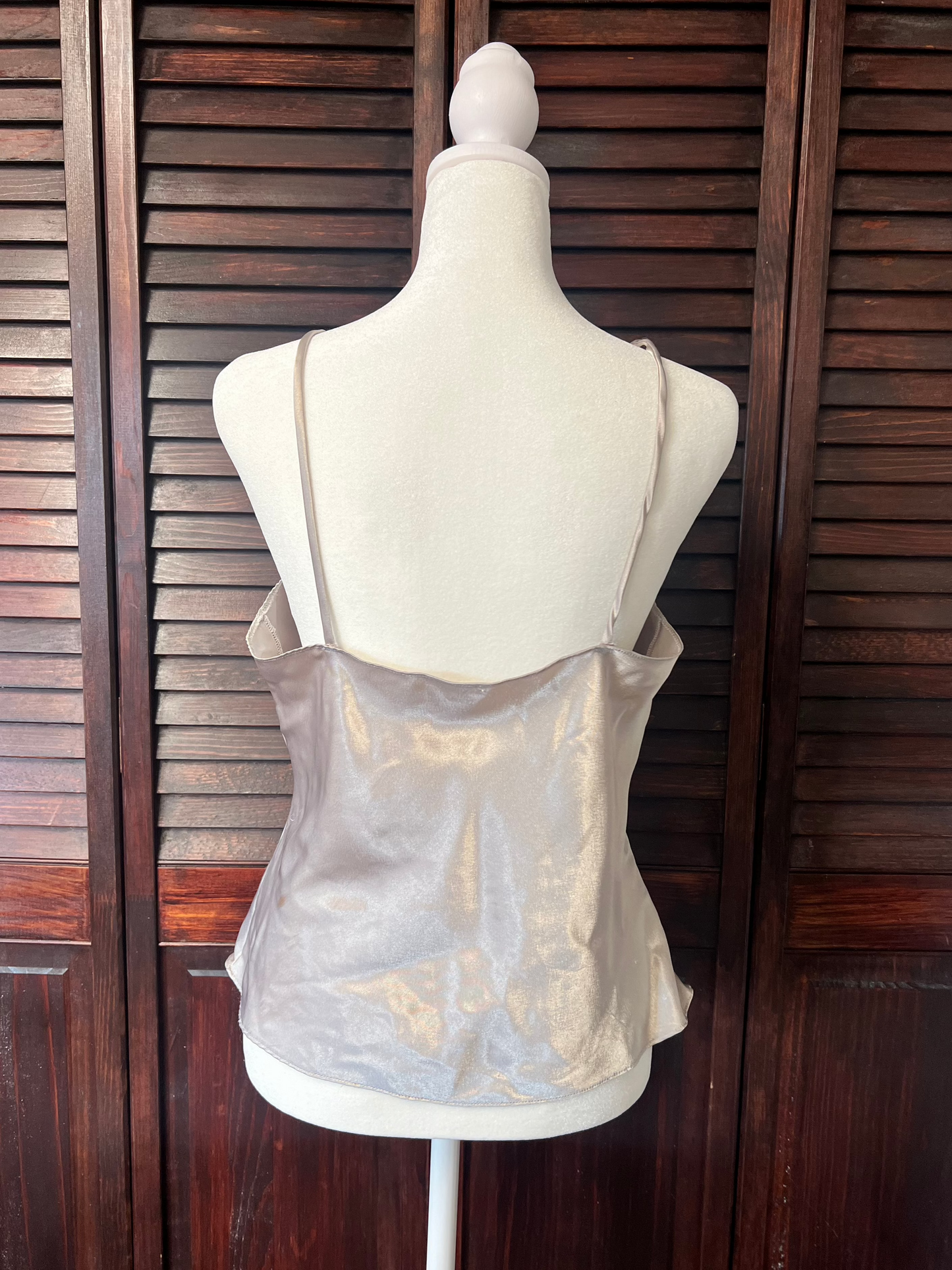 Satin Lace Cami Top