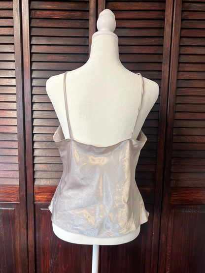 Satin Lace Cami Top