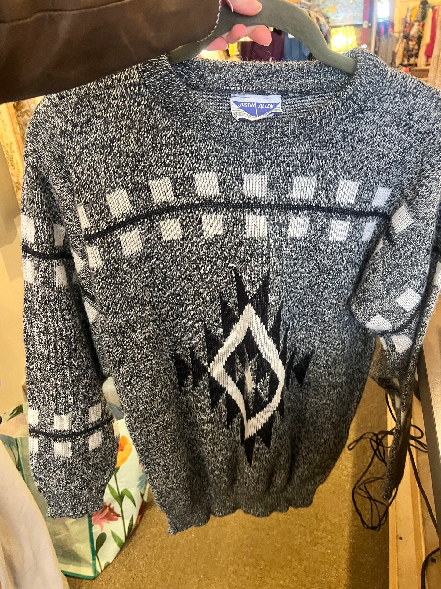 80s/90s Justin Allen Sweater