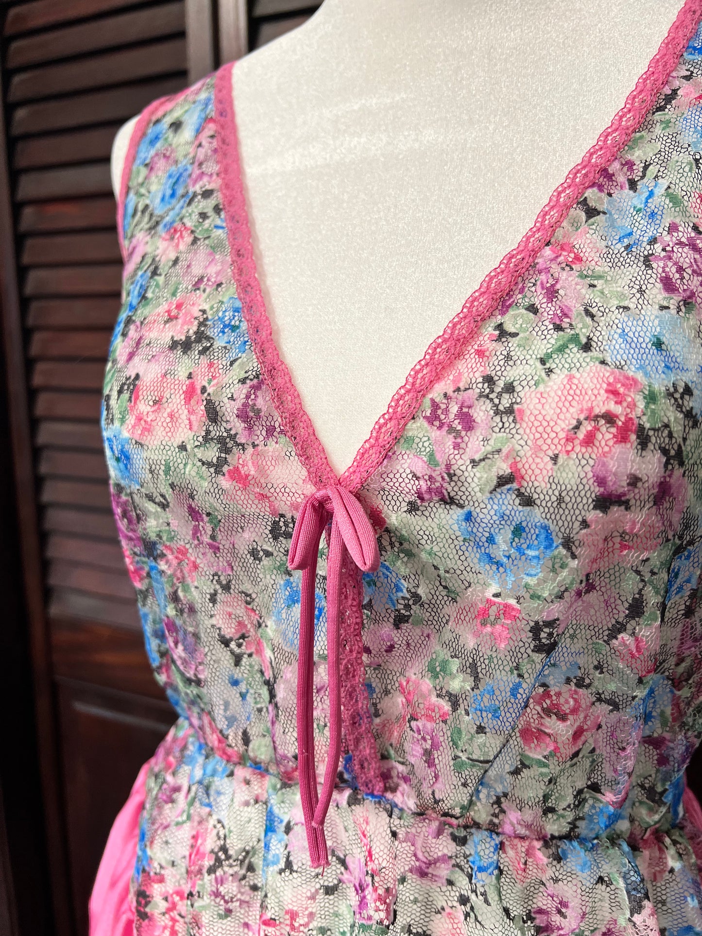 Deep V-Neck Lingerie Top