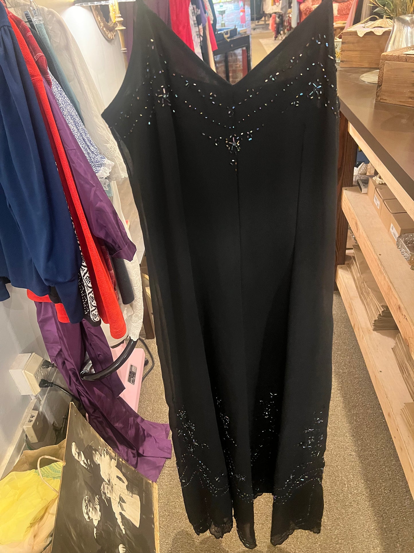 90s/2000s American Angel Beaded Dress