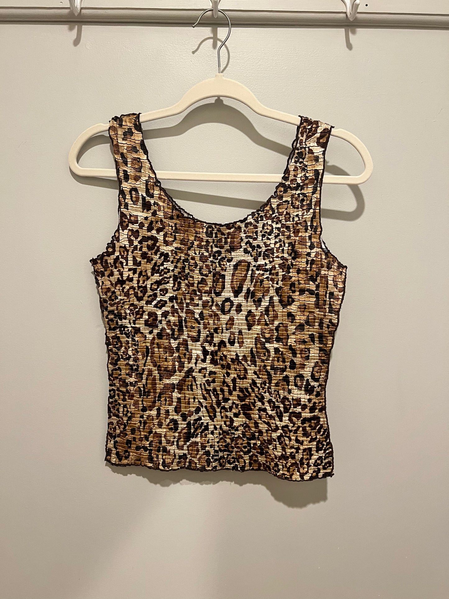 90s/2000s T.W.T Cheetah Print Tank Top