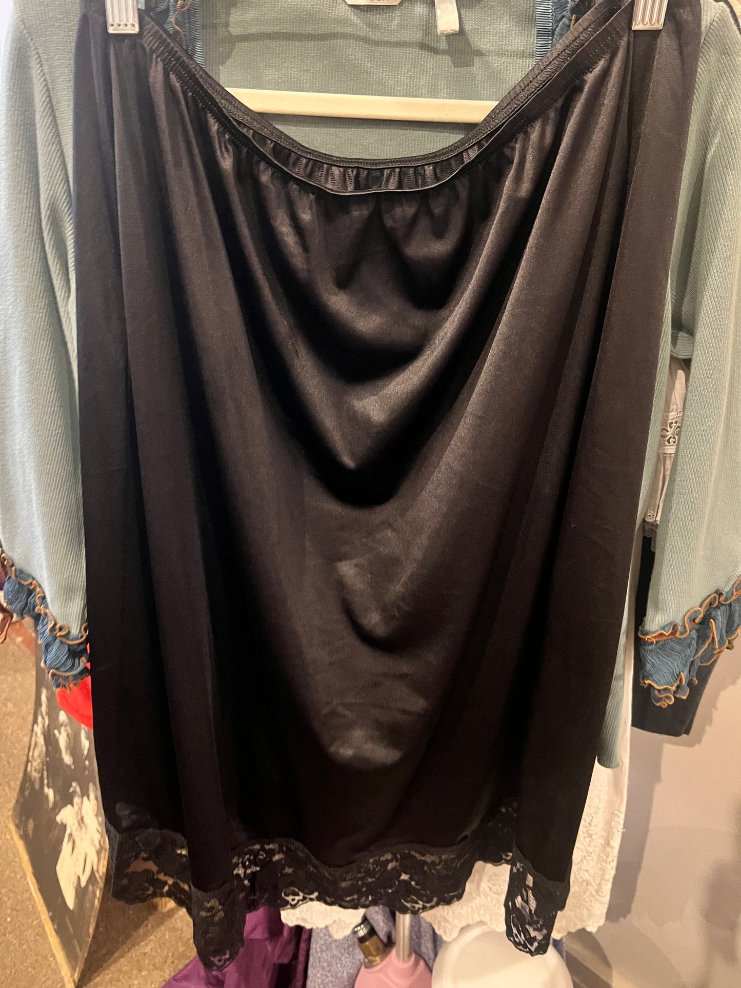 80s Vassarette Slip Skirt