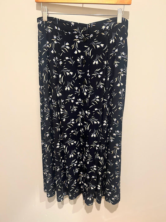 90s Radcliffe by Sag Harbor Floral Skirt