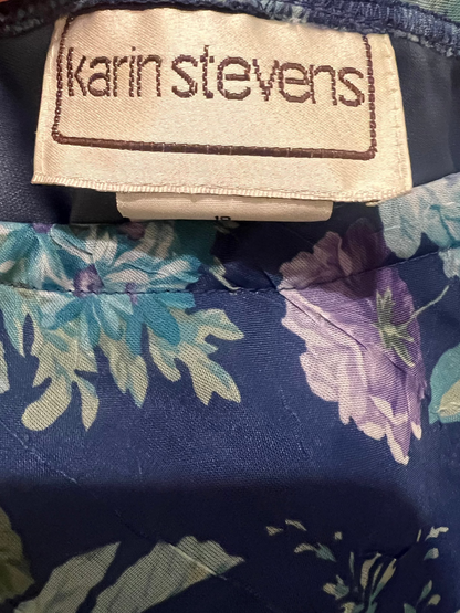 80s/90s Karin Stevens Floral Skirt
