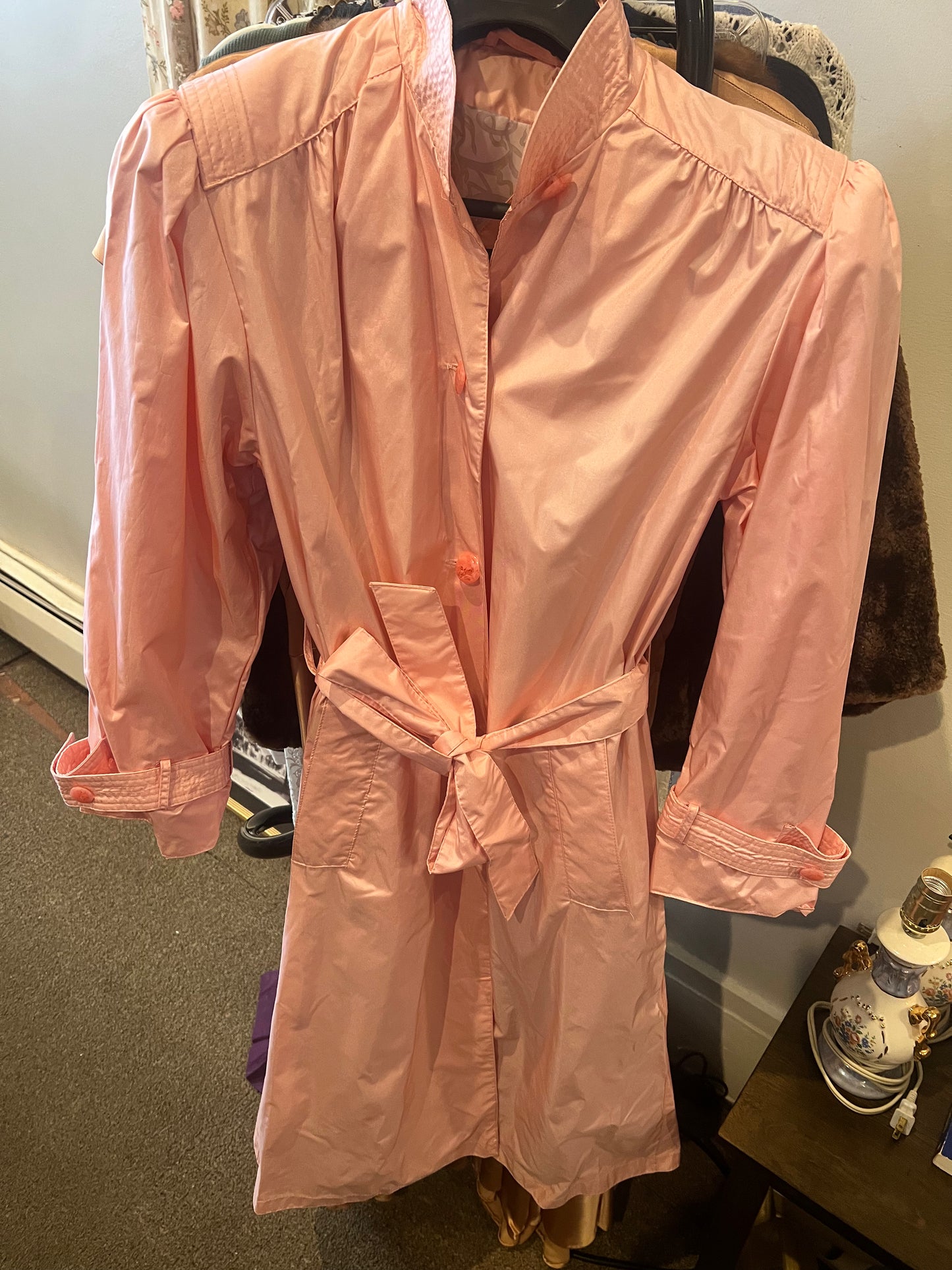 80s Classic Petites Trench Rain Coat