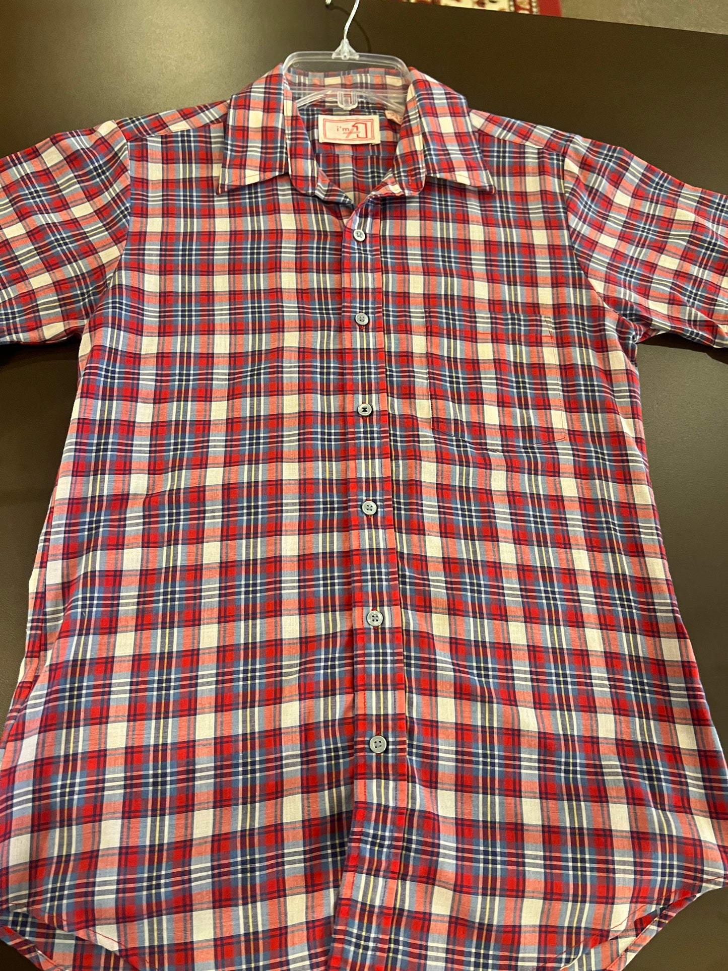 1980s I'm 1 Flannel Top