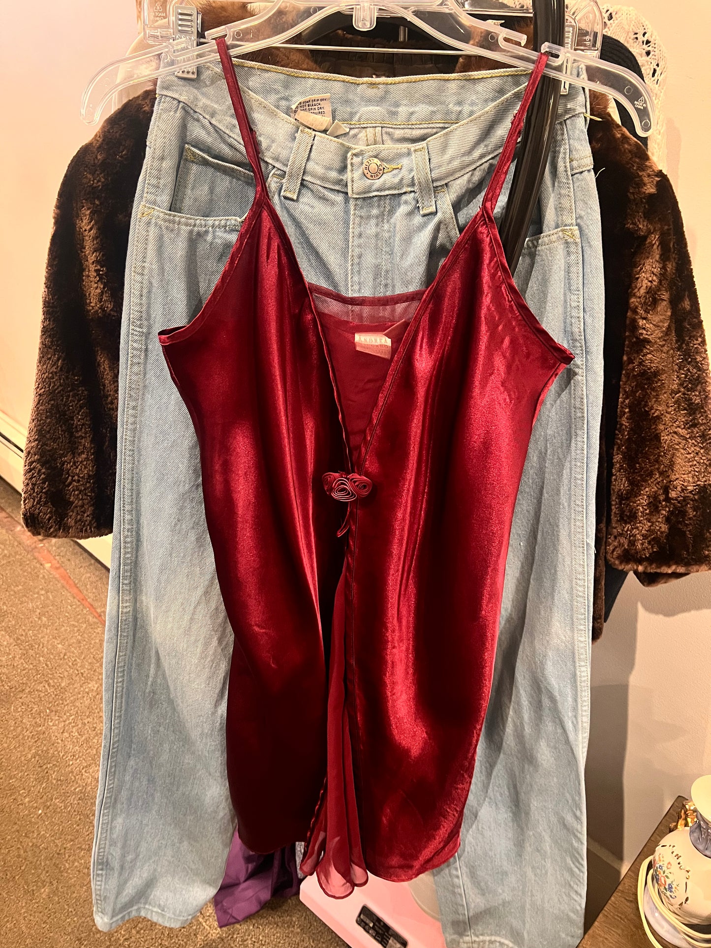 1990s Andrea Viccaro Intimates Slip Dress