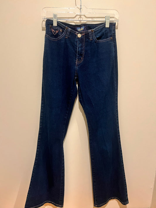 2000s Angels Jeans w/ Pink Stitching