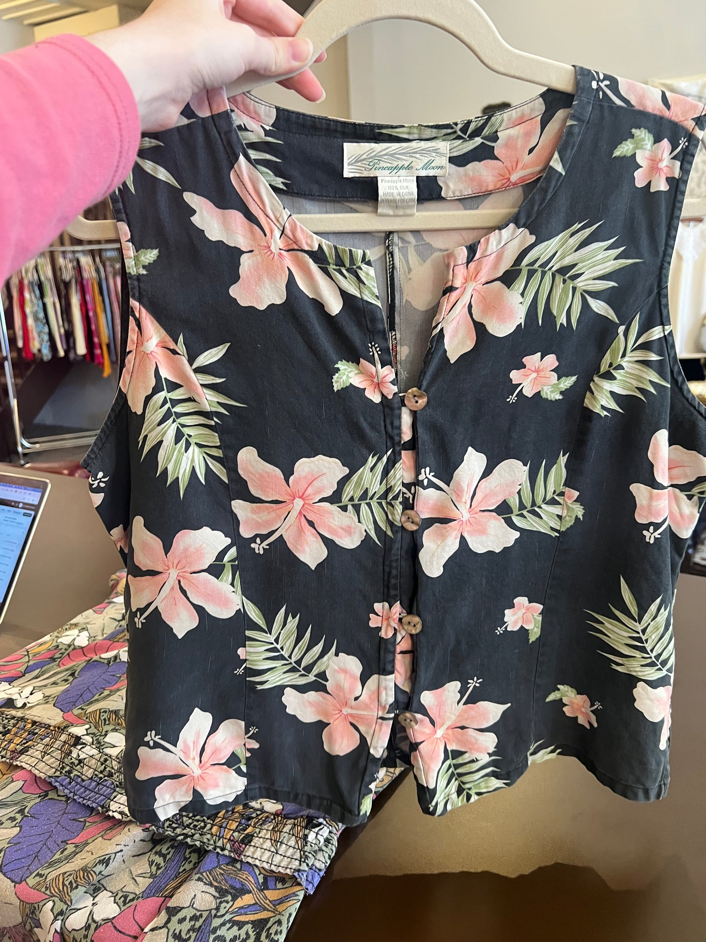 1990s Pineapple Moon Tank Top