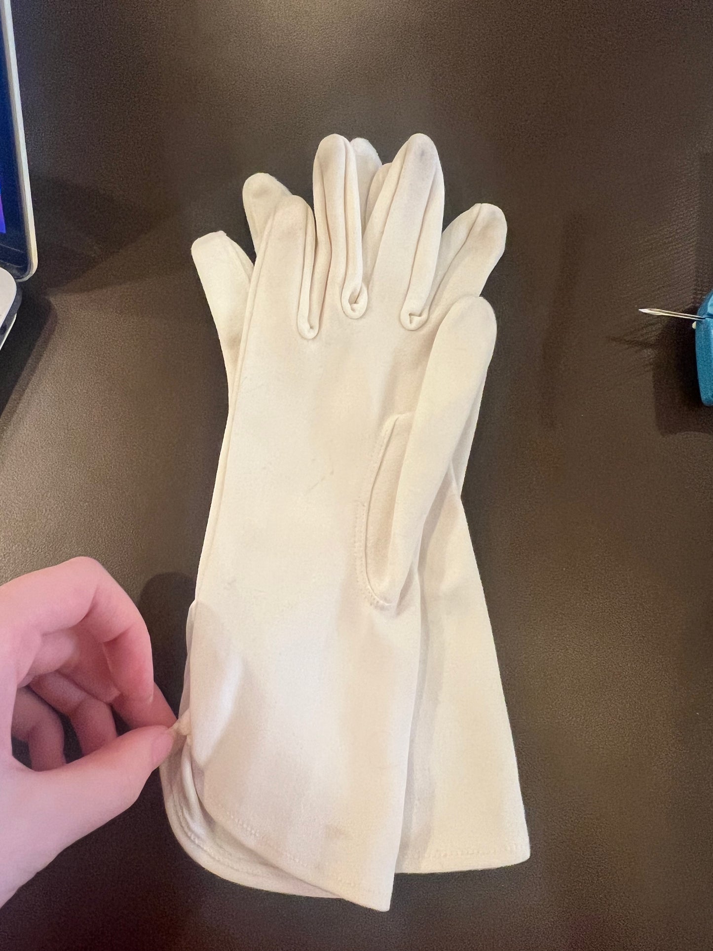 Vintage Gloves w/ Ruched Sides