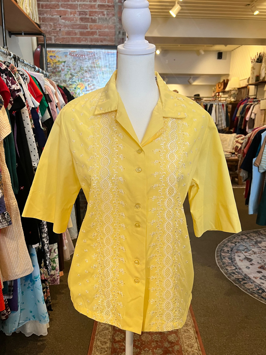 1970s Lady Lynn Embroidered Top