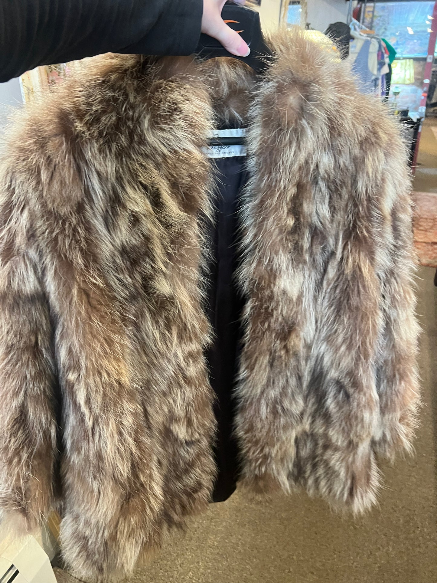 1960s Adam, Meldrum & Anderson Racoon Fur Coat