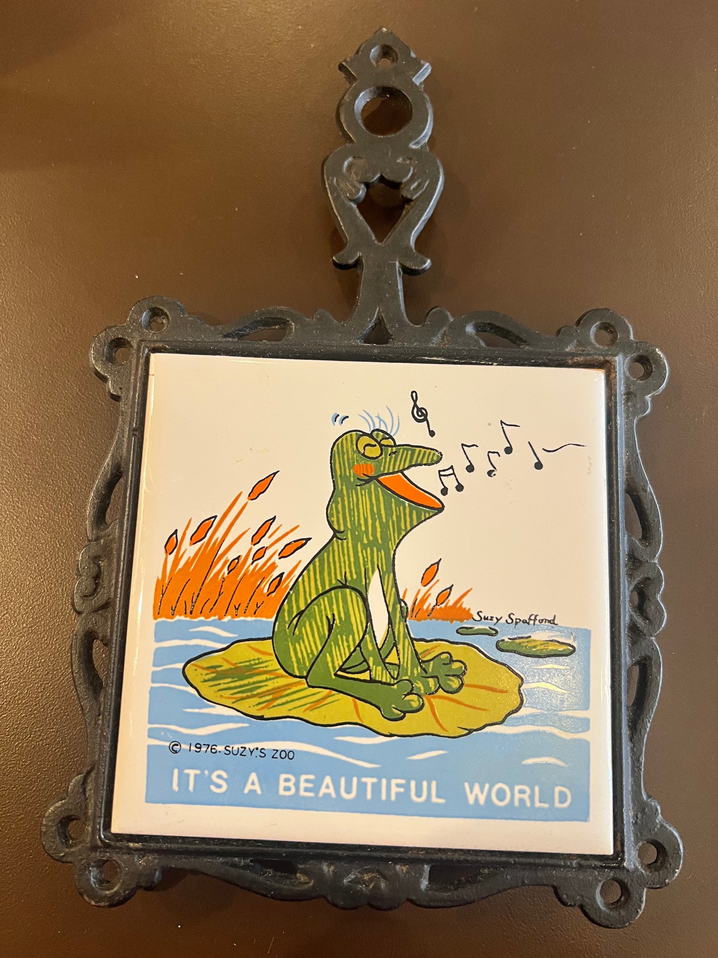 1976 Suzy's Zoo Frog Tile