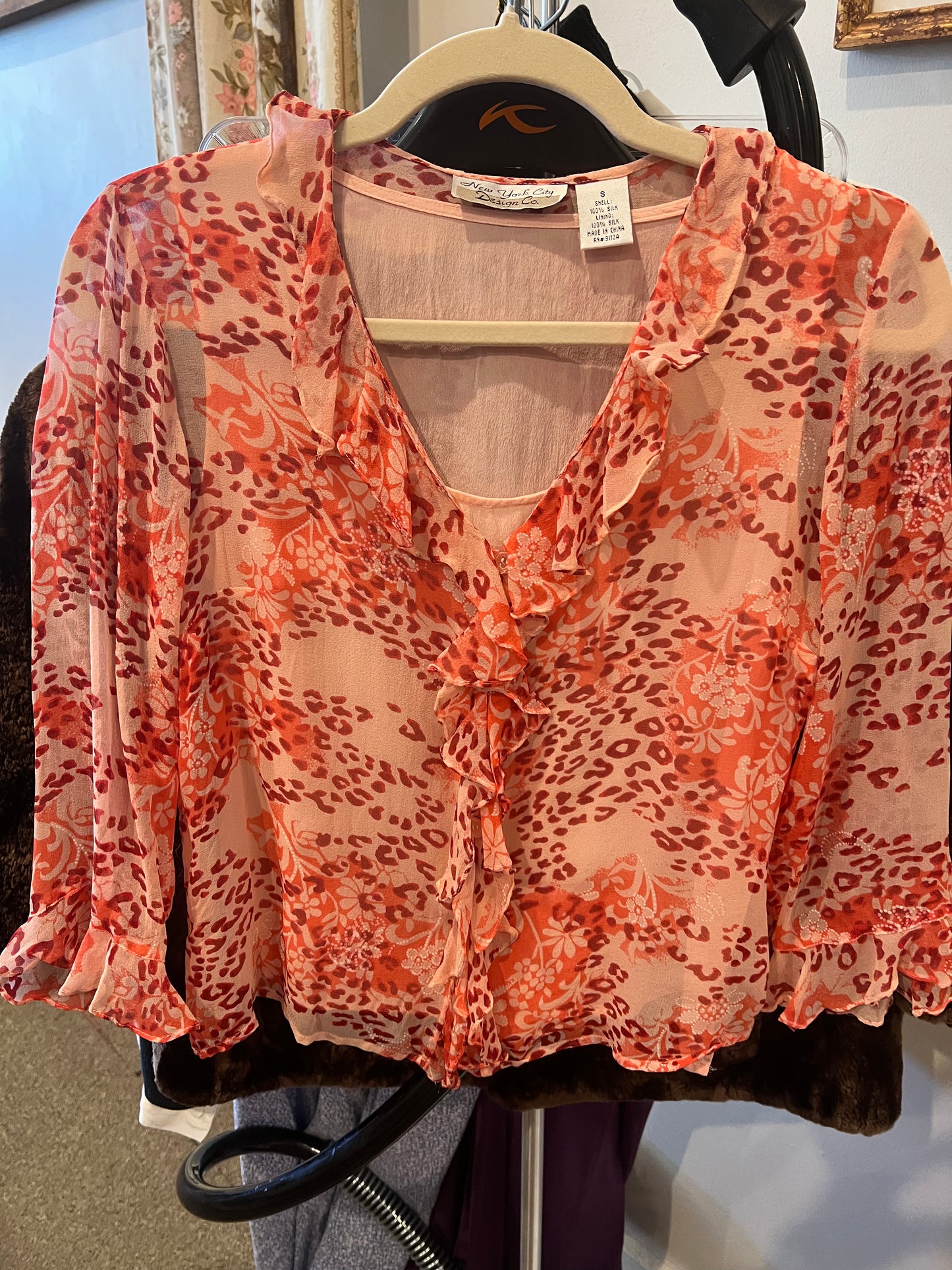 1990s New York City Design Co. Silk Blouse