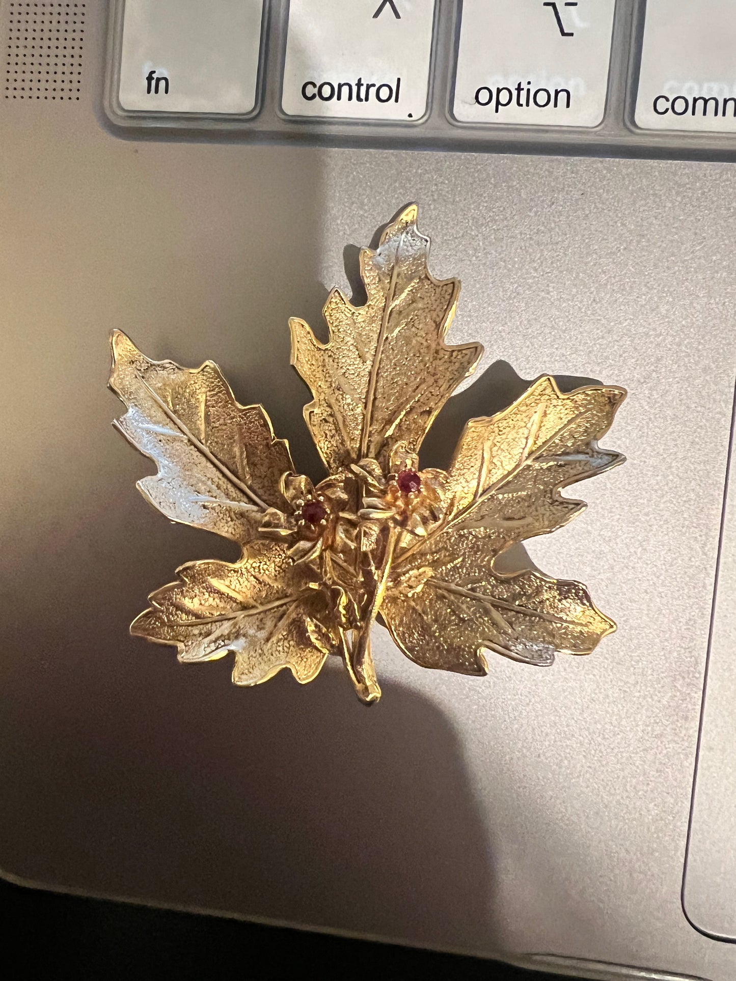 Vintage Leaf Brooch