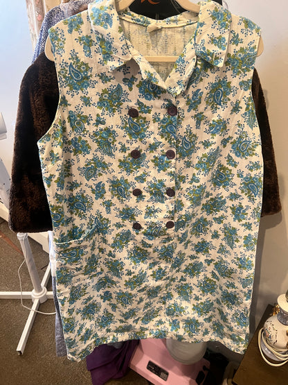 1960s/70s Floral Union Made Dress