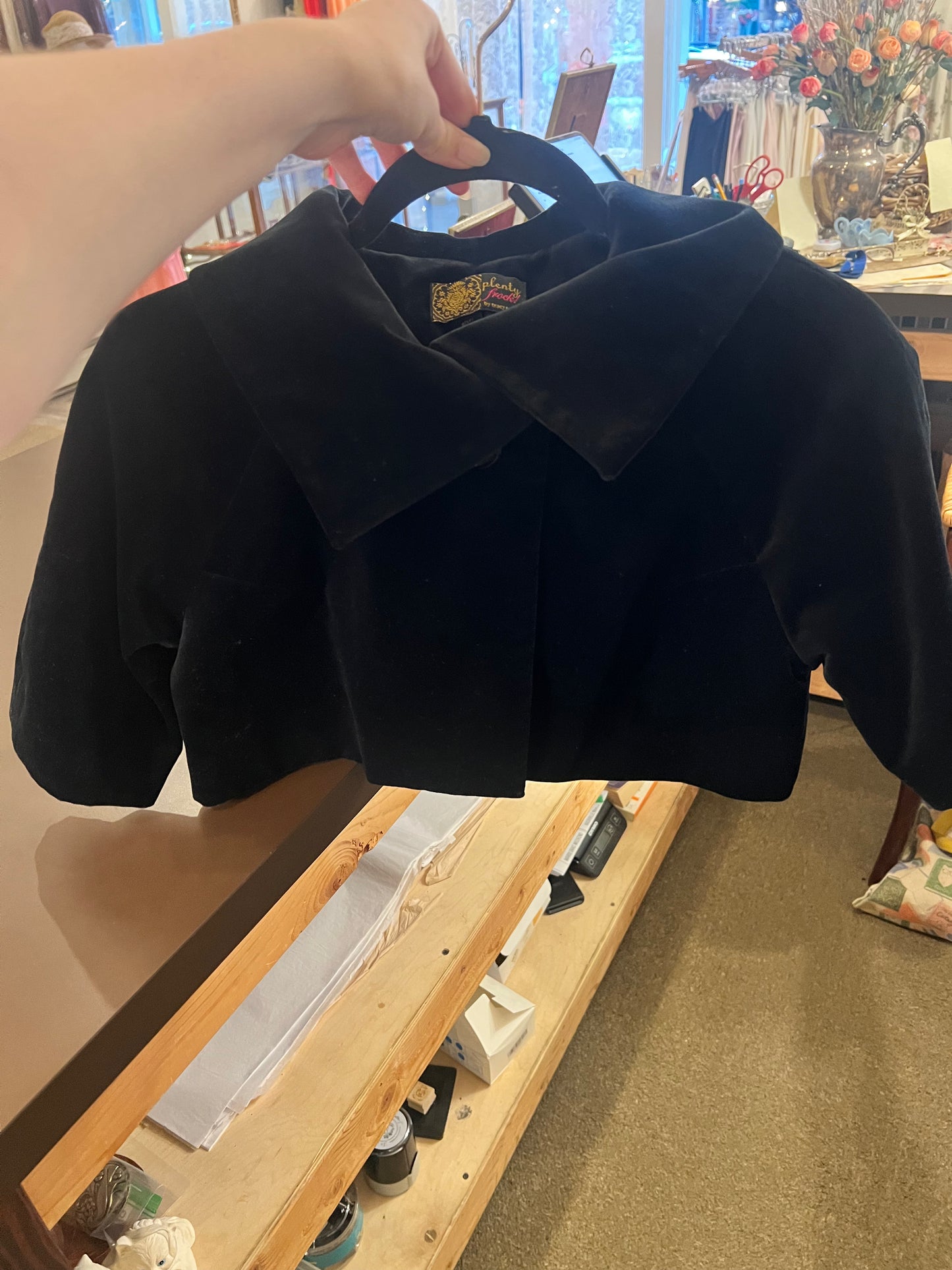 2000s Plenty Frock! Tracy Reese Cropped Overcoat