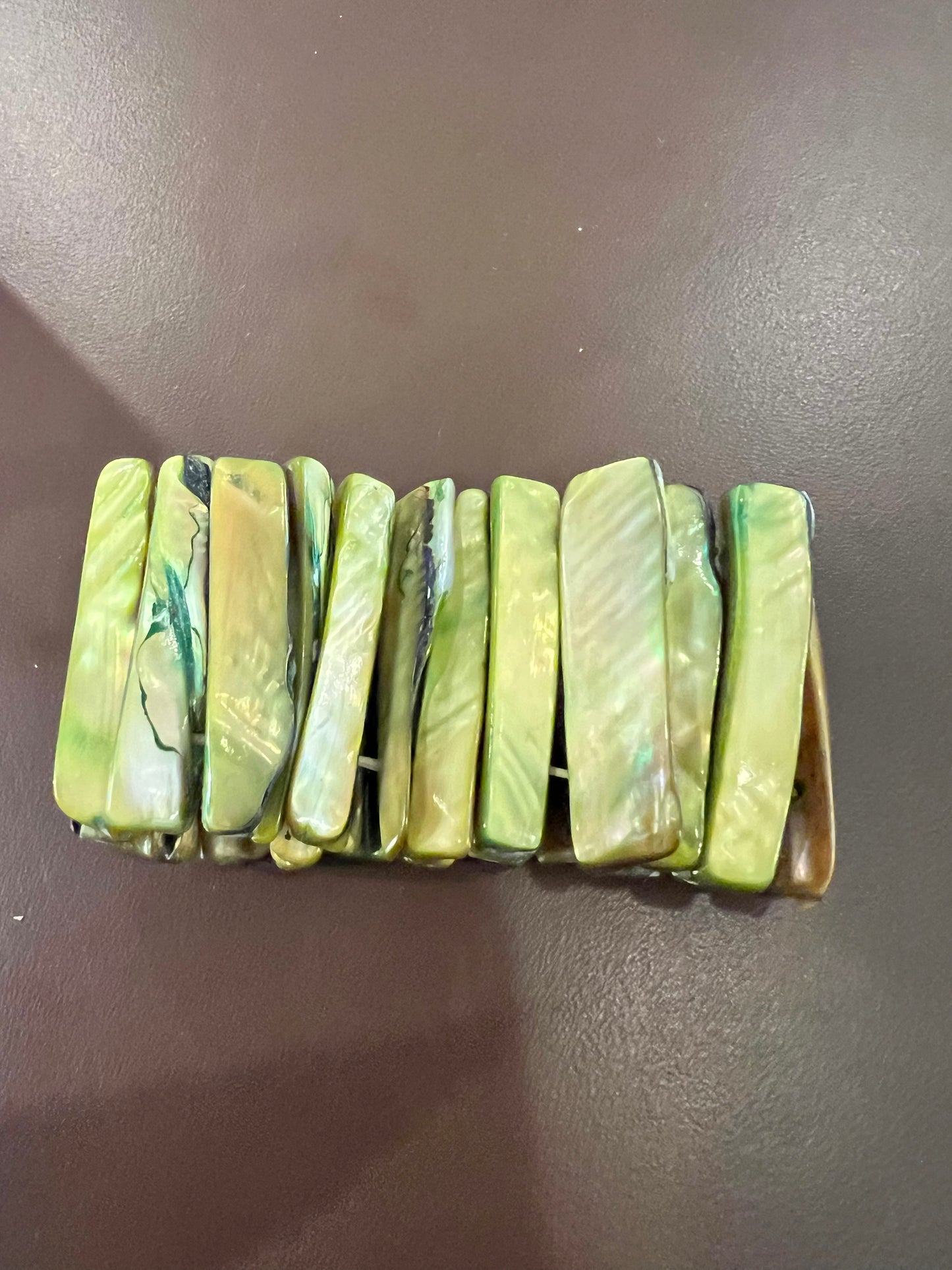 Vintage Abalone Stretchy Bracelet