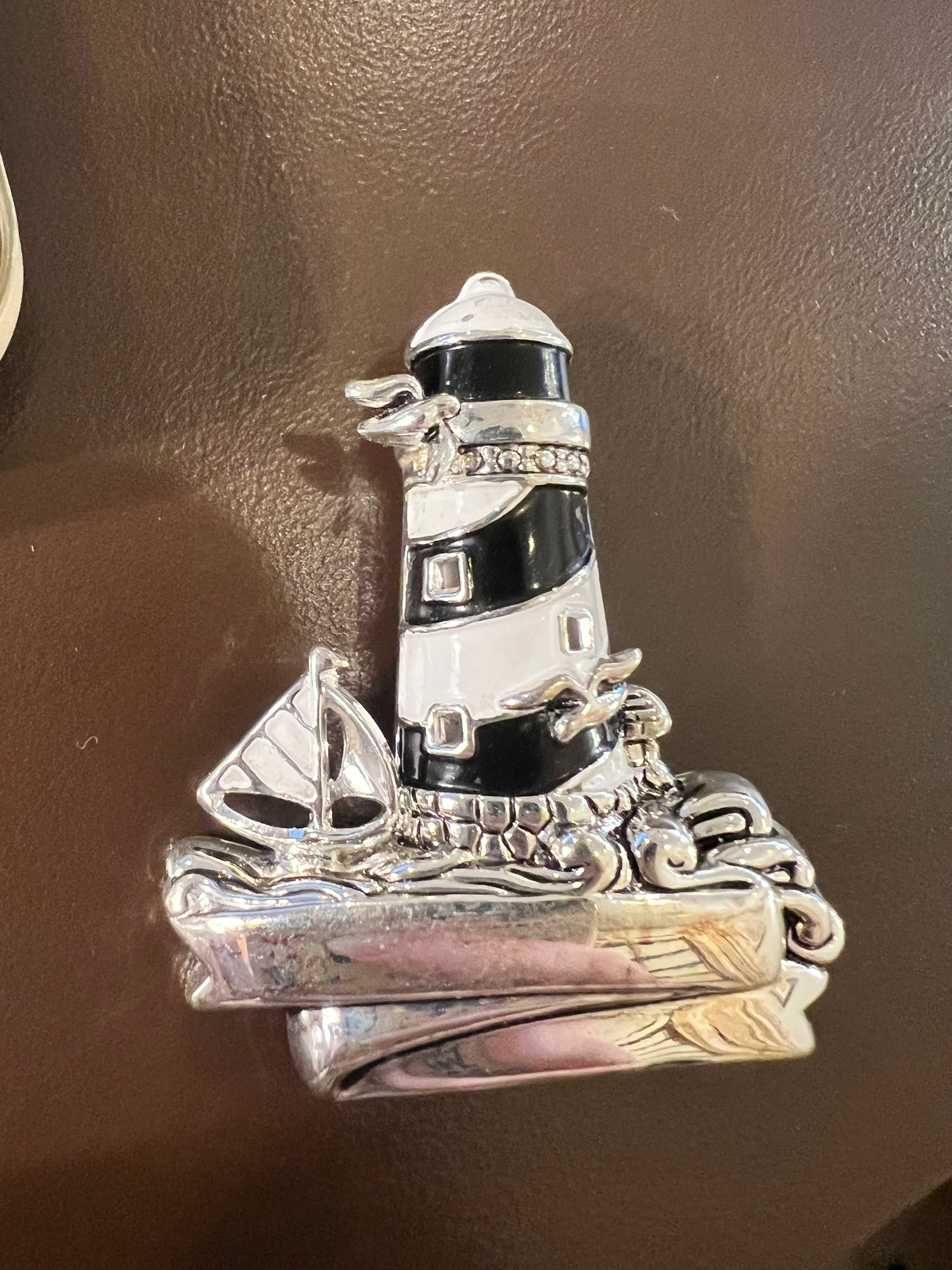 Vintage Lighthouse Pendant/Brooch
