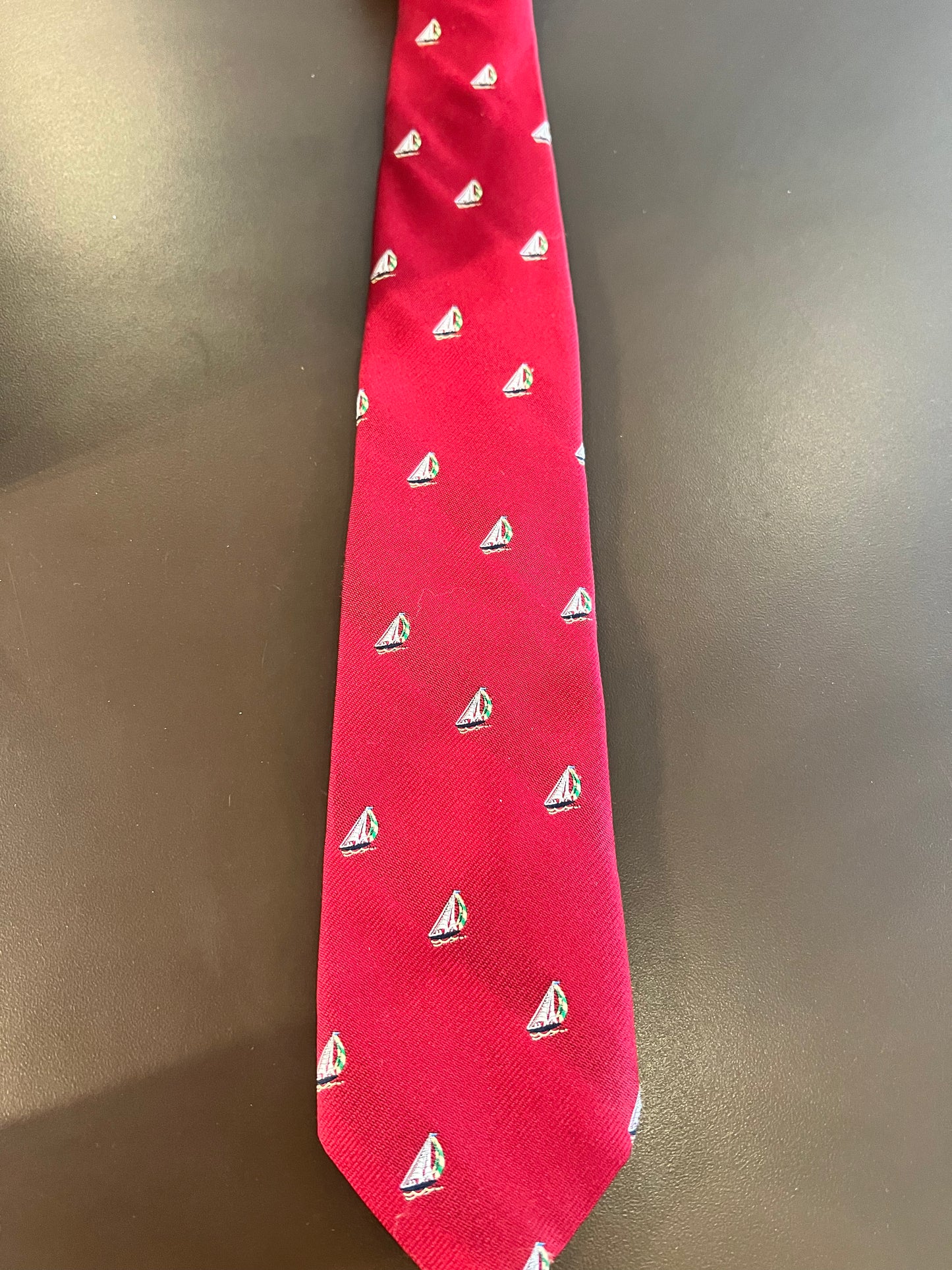 Vintage Rooster Sailboat Tie