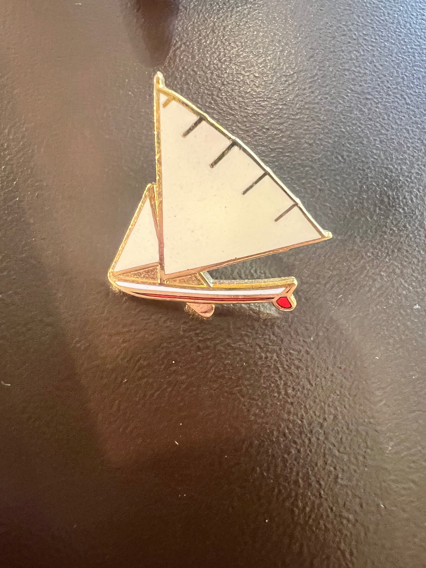 Vintage William Spear Sailboat Pin - Small