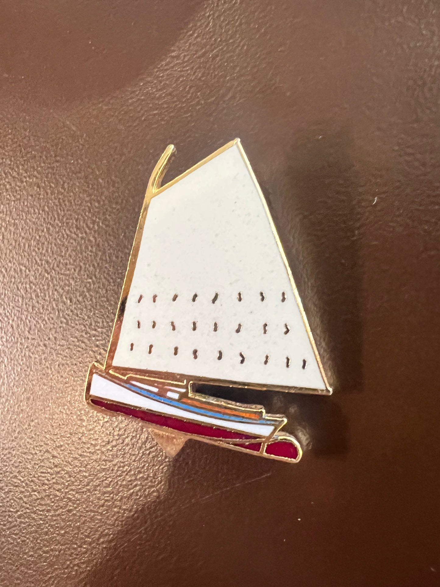 Vintage William Spear Sailboat Pin - Medium
