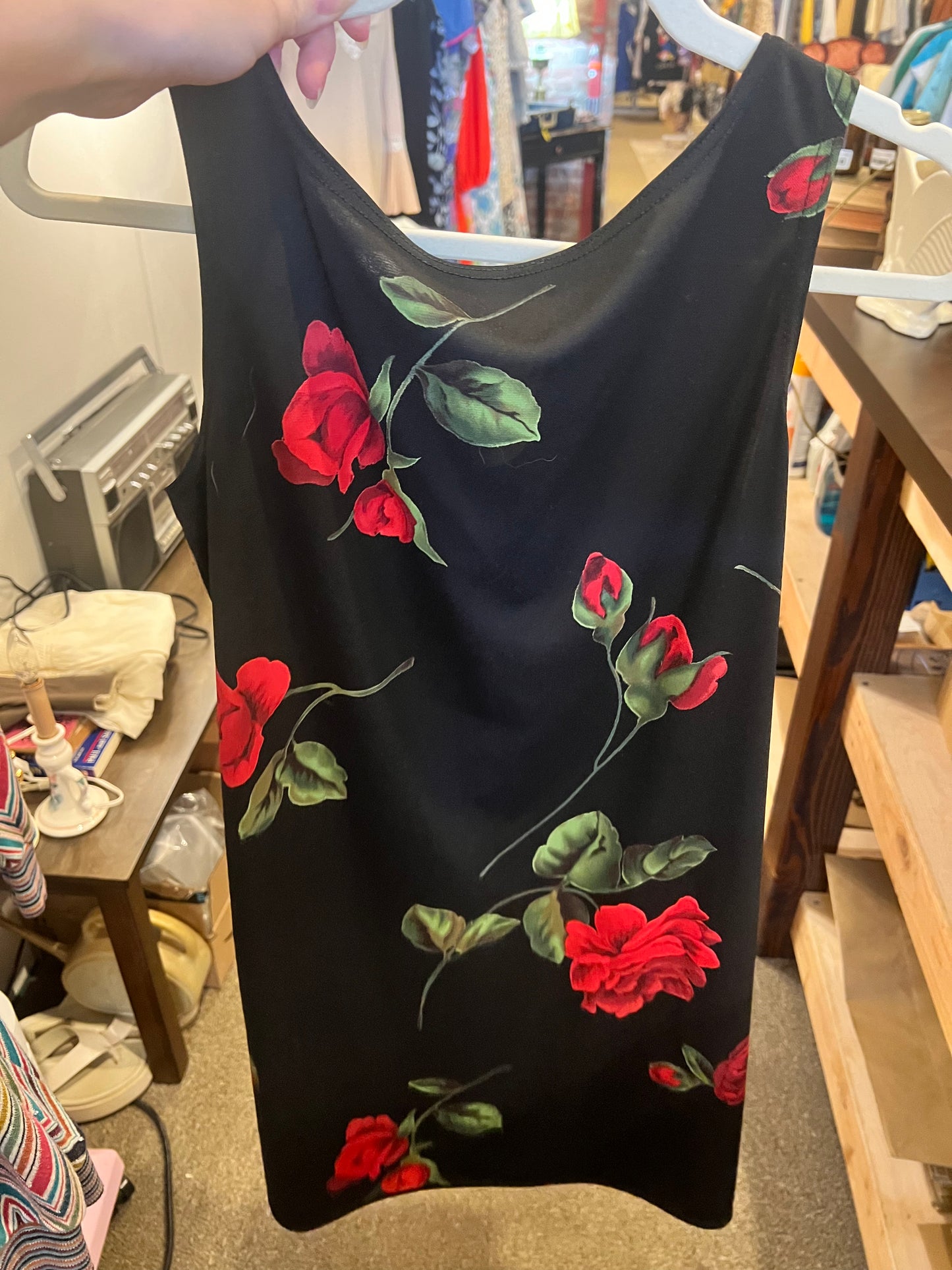 1990s Jalate Rose Mini Dress