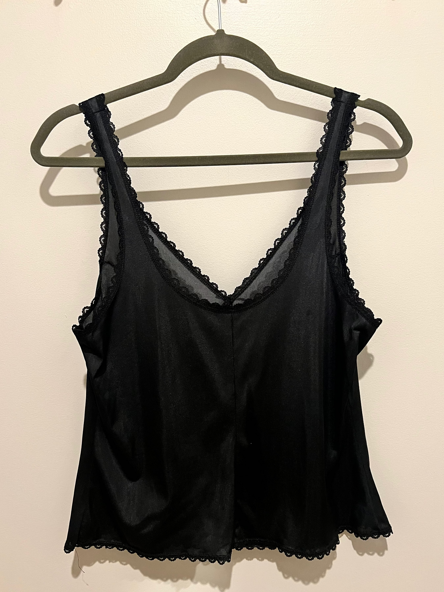 1990s Warner's Lace & Bow Detail Camisole