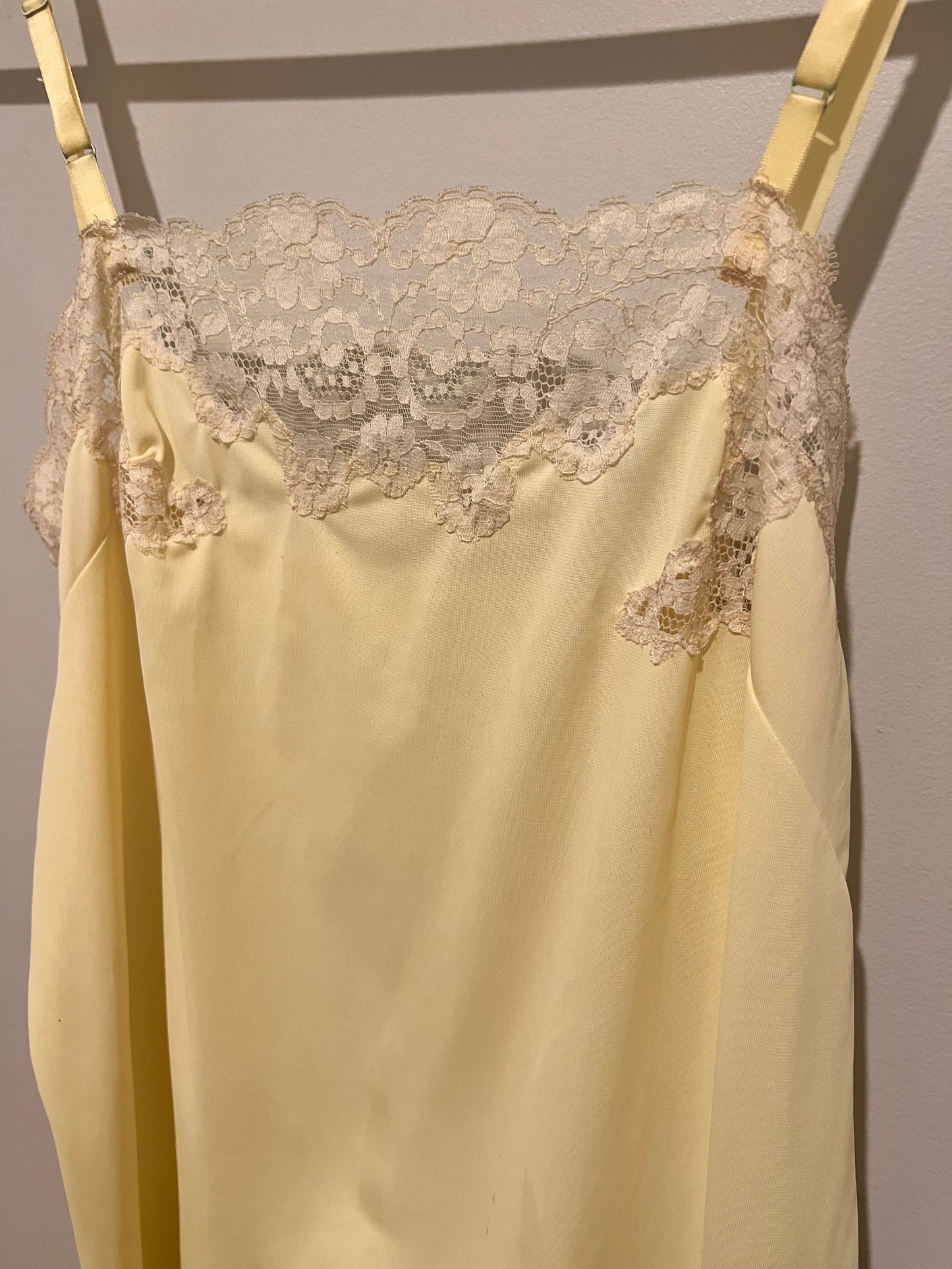 1950s/60s Van Raalte Lace Detail Slip
