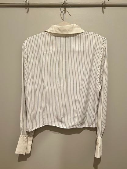 1990s Xtrmz Pin Stripe Buttoned Down Shirt