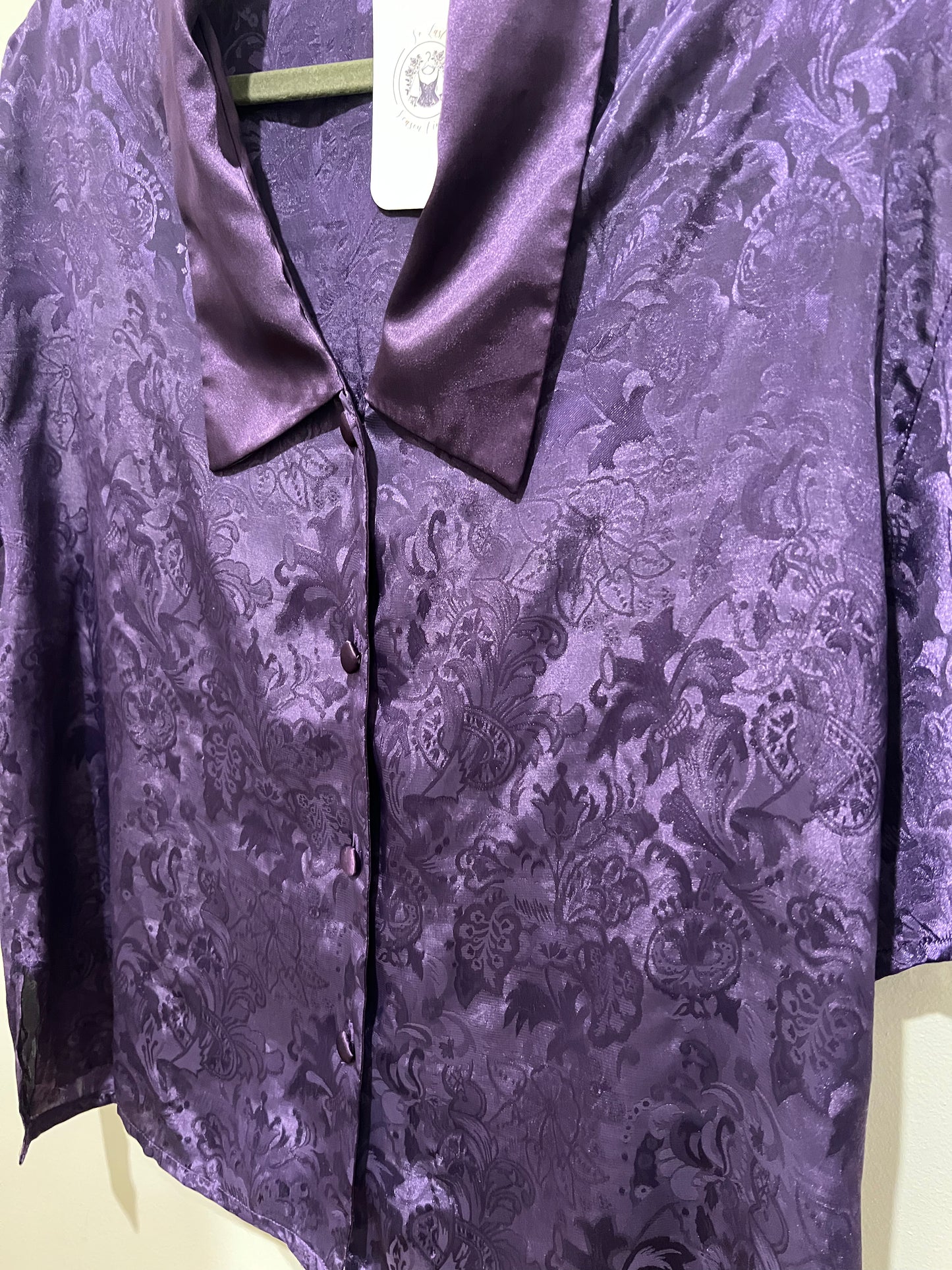 80s/90s Victoria's Secret Gold Label Pajama Top