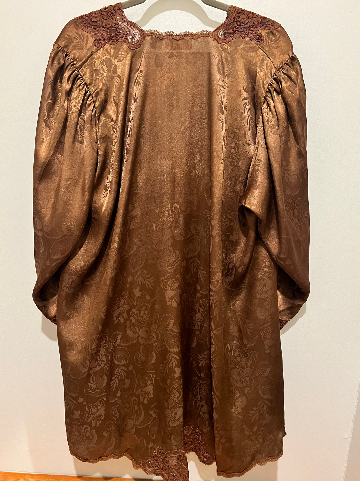 1980s/90s Victoria's Secret Slip & Robe Set