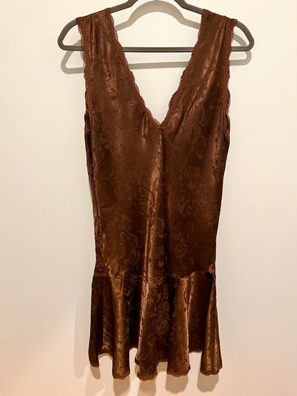 1980s/90s Victoria's Secret Slip & Robe Set