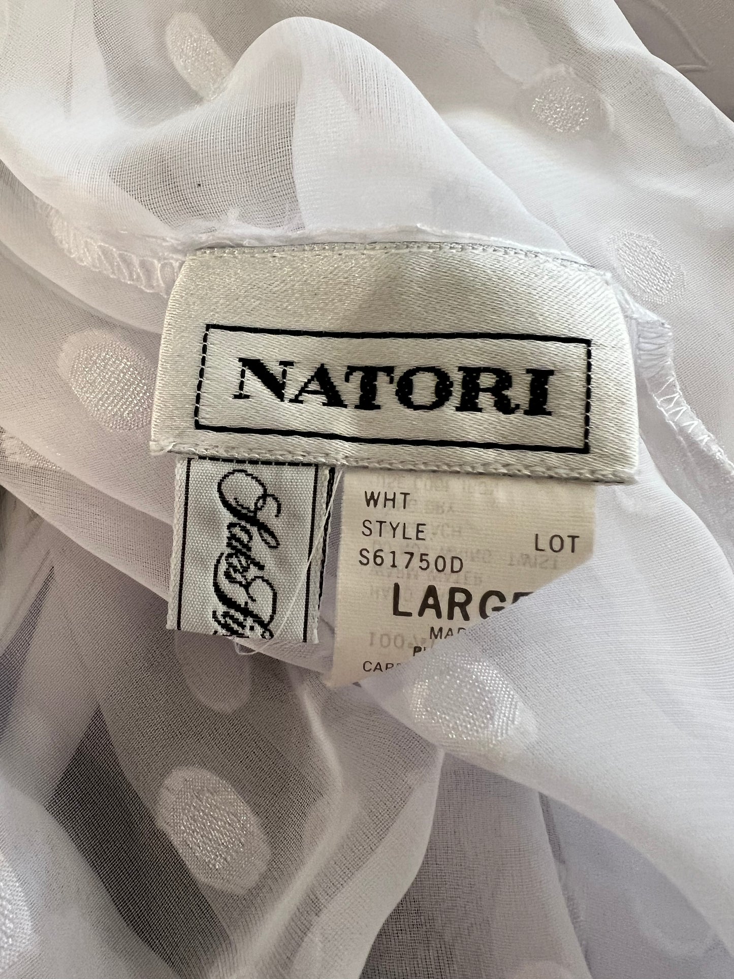 90s Natori Satin Slip & Robe Set