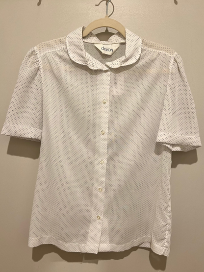 80s Devon Polka Dot Top