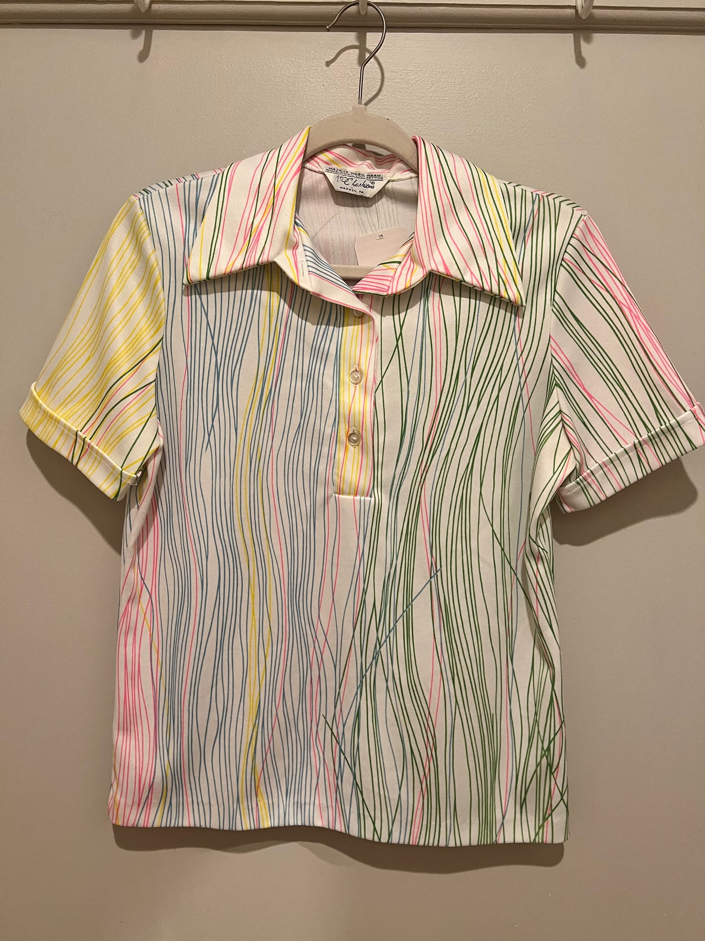1970s NPC Fashions Short Sleeve Top